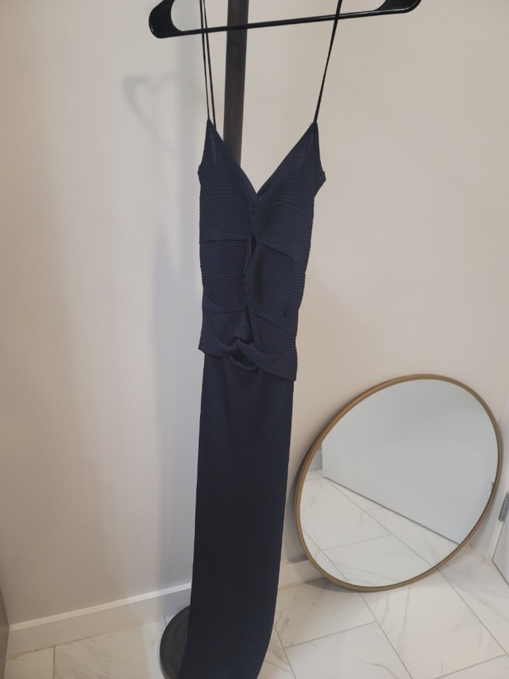 Cult Gaia - Honey Knit Cutout Maxi Dress Xs BLack